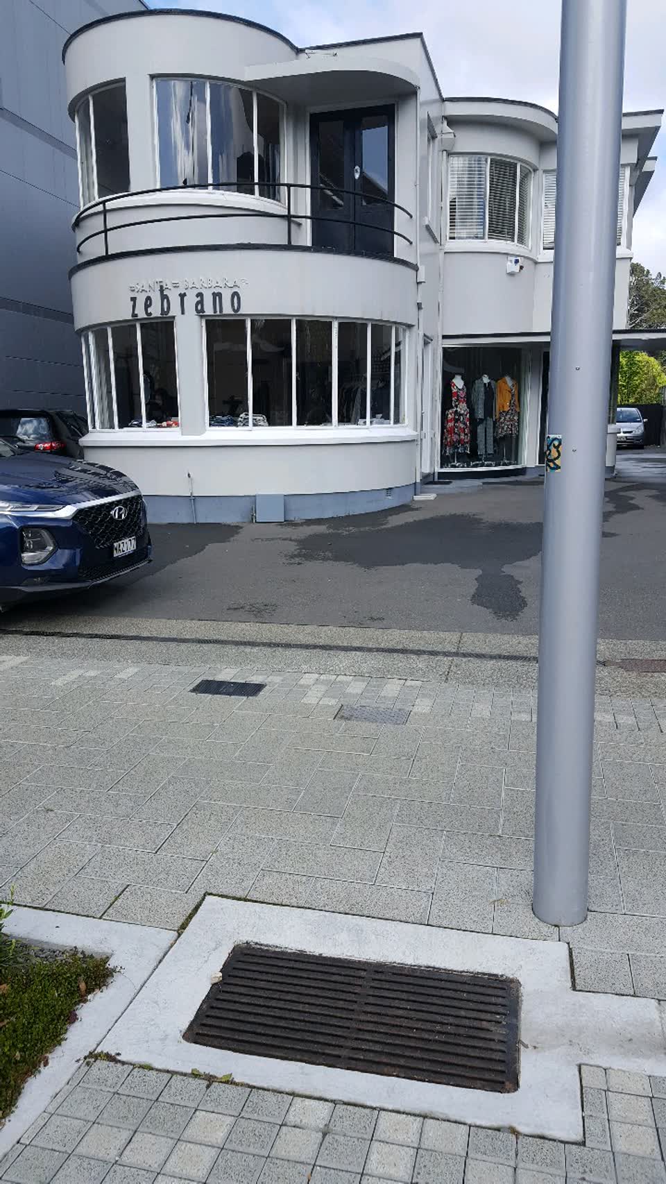 The photograph attached to this flooding report
