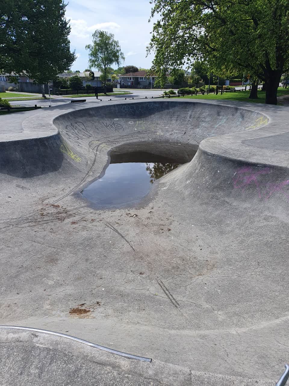 The photograph attached to this flooding report