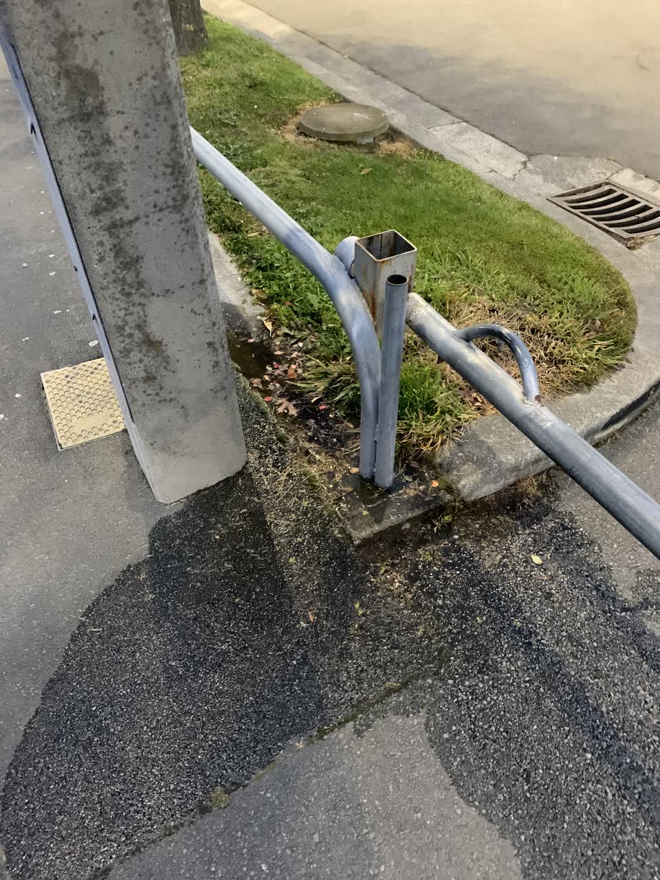 The photograph attached to this water leak report