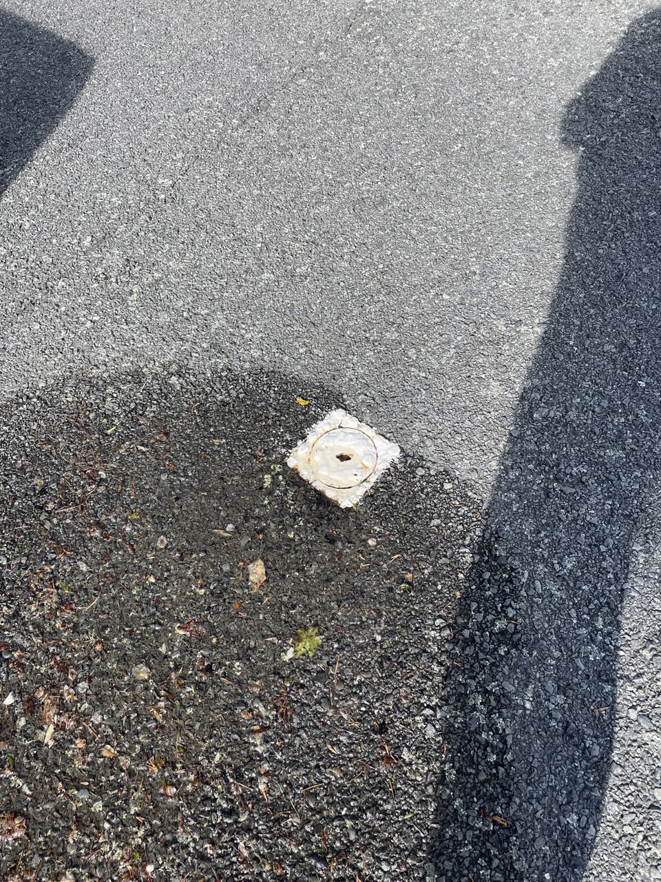 The photograph attached to this water leak report