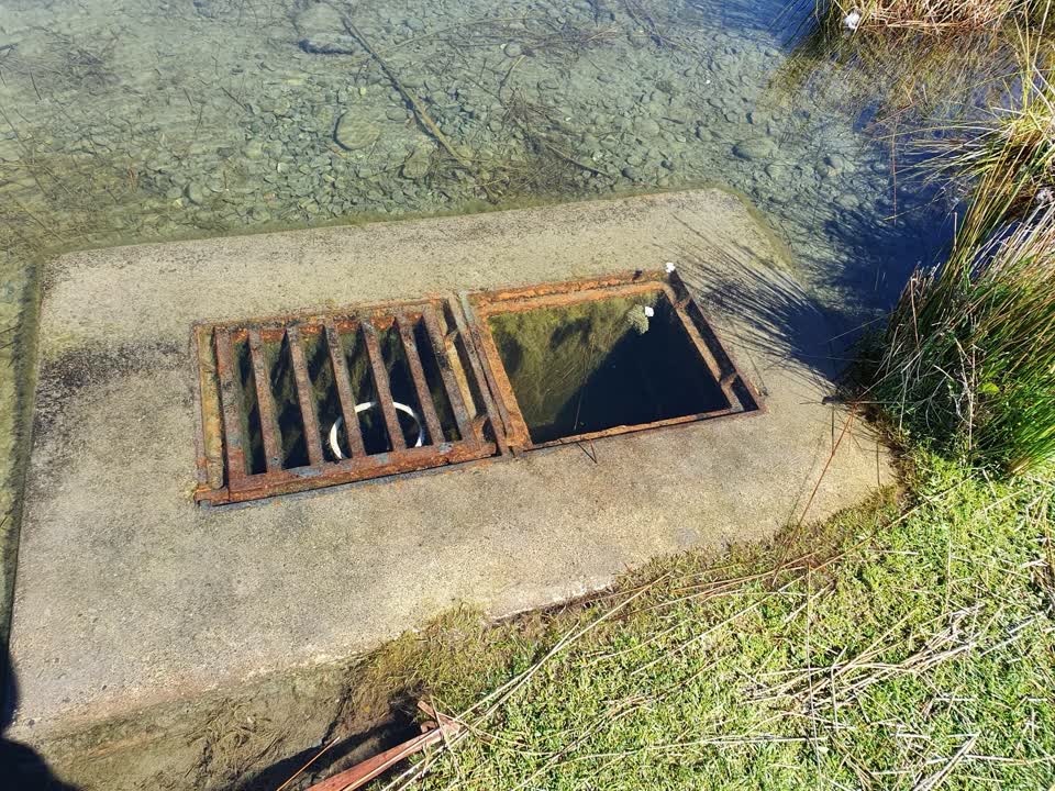 The photograph attached to this wastewater/stormwater report