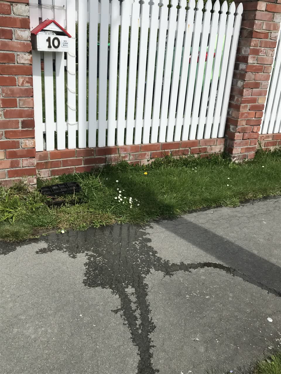 The photograph attached to this water supply report