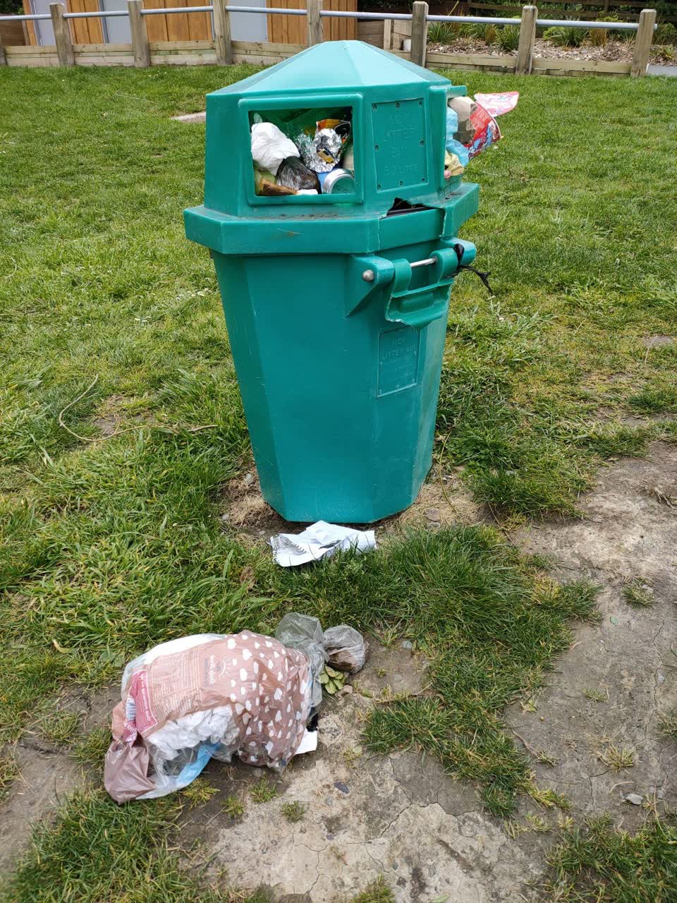 The photograph attached to this parks report