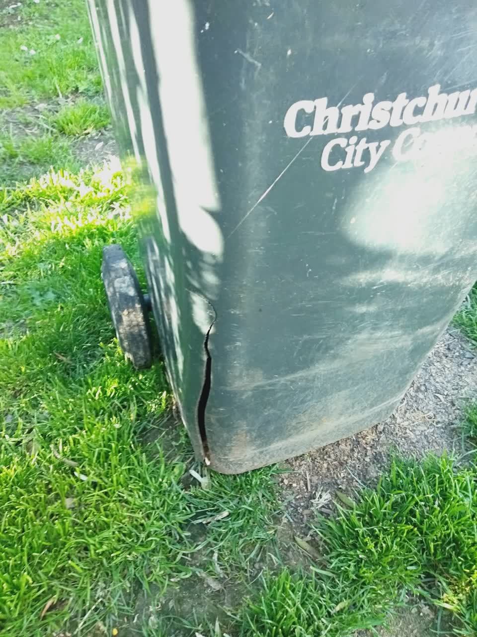 The photograph attached to this rubbish/recycling report
