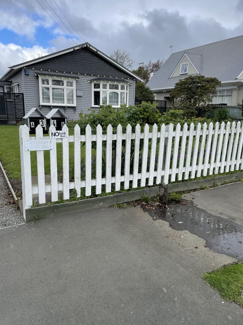 The photograph attached to this water leak report