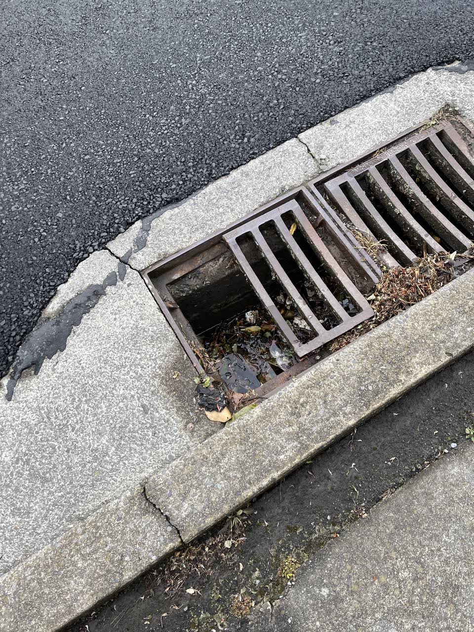 The photograph attached to this wastewater/stormwater report