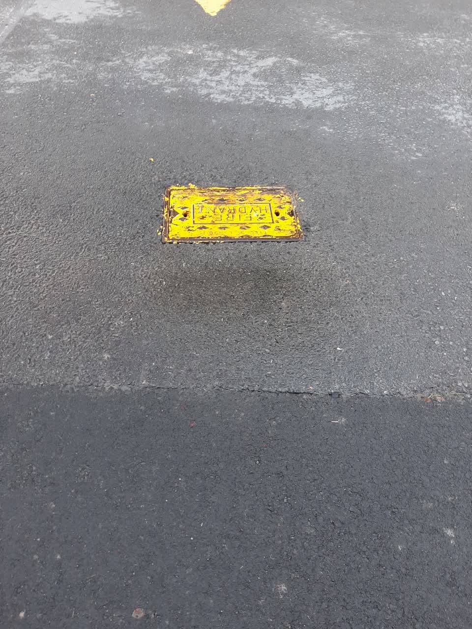 The photograph attached to this water leak report