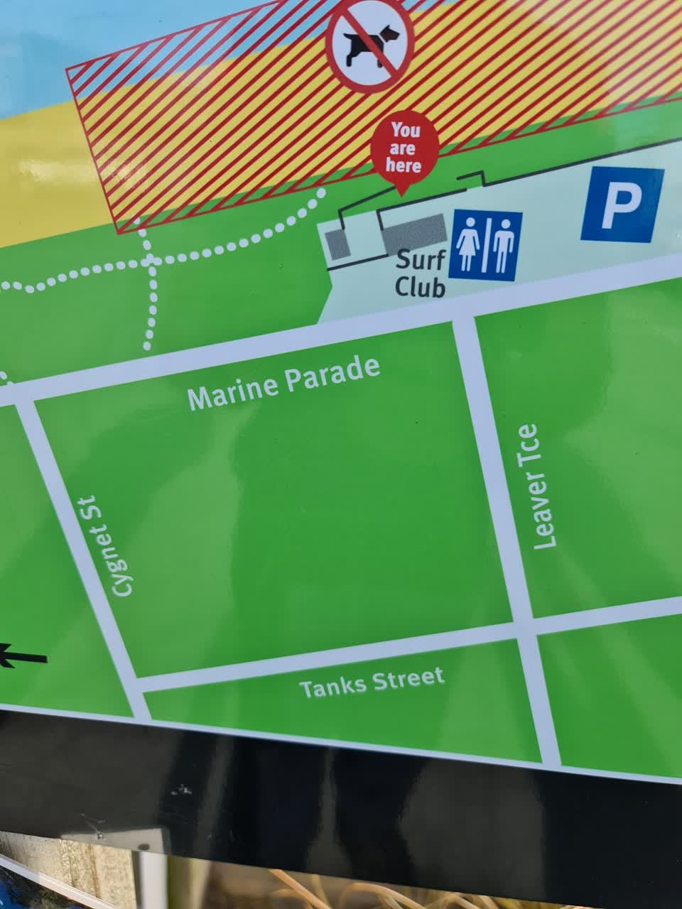 The photograph attached to this parks report