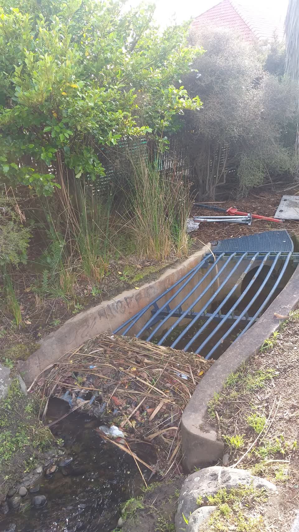 The photograph attached to this wastewater/stormwater report