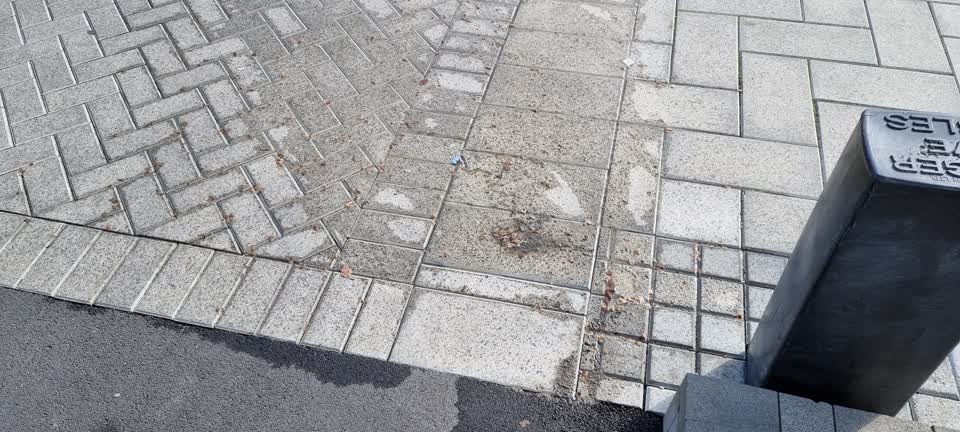 The photograph attached to this water leak report