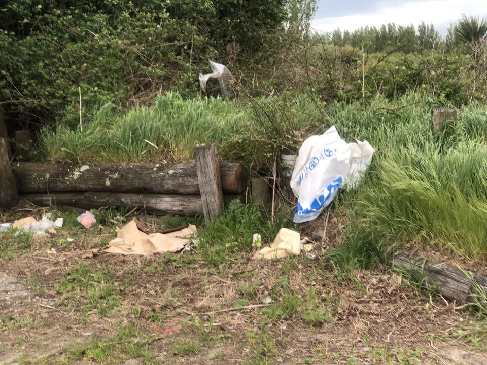 The photograph attached to this rubbish/recycling report