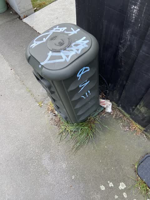 Graffiti, a report photo