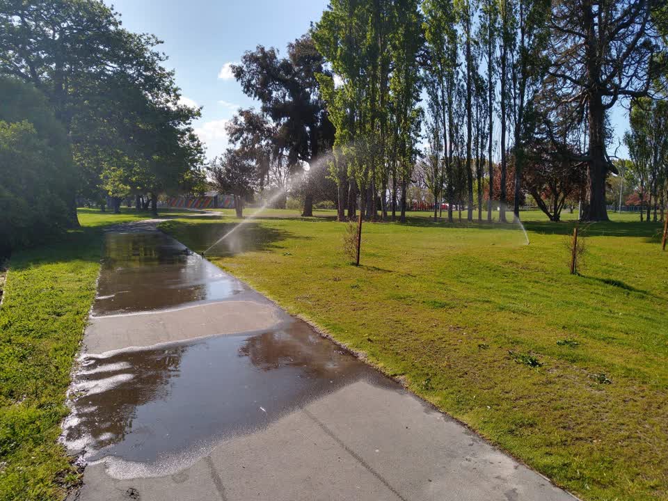 The photograph attached to this parks report