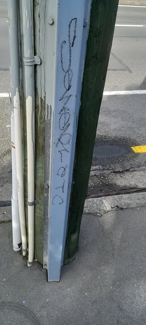 Graffiti, a report photo