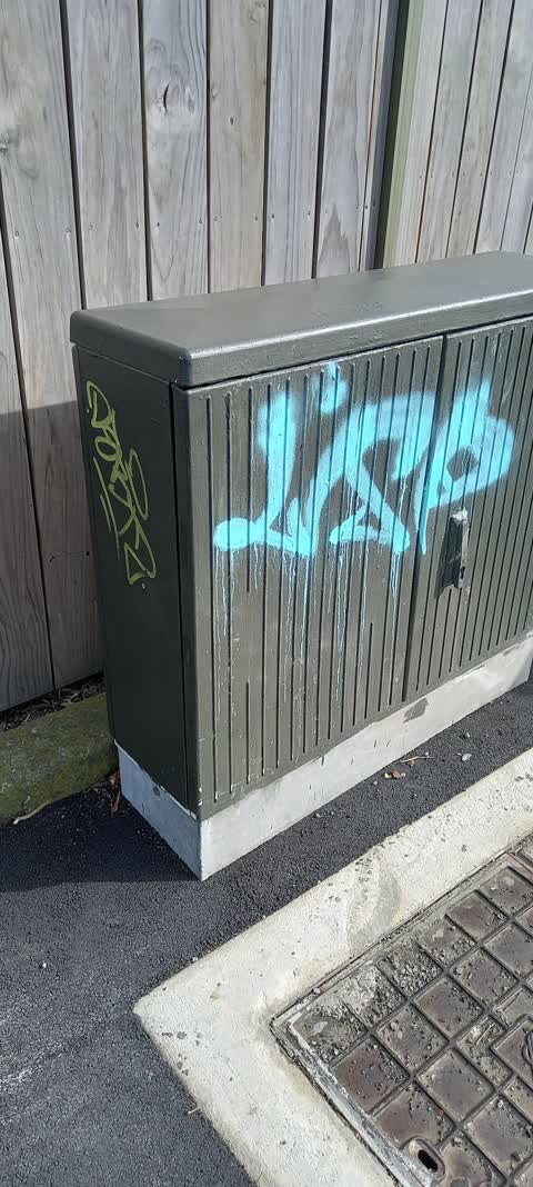 Graffiti, a report photo