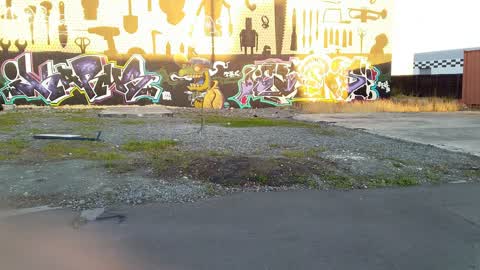 Graffiti, a report photo