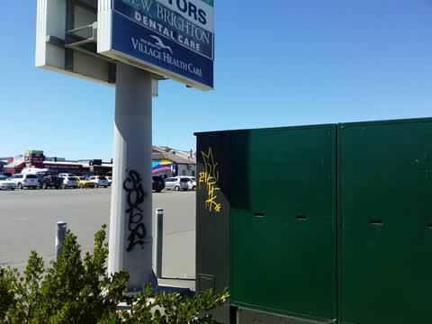 Graffiti, a report photo
