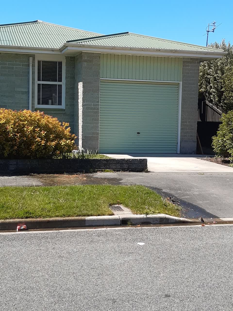 The photograph attached to this water leak report