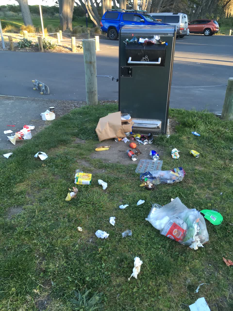 The photograph attached to this parks report