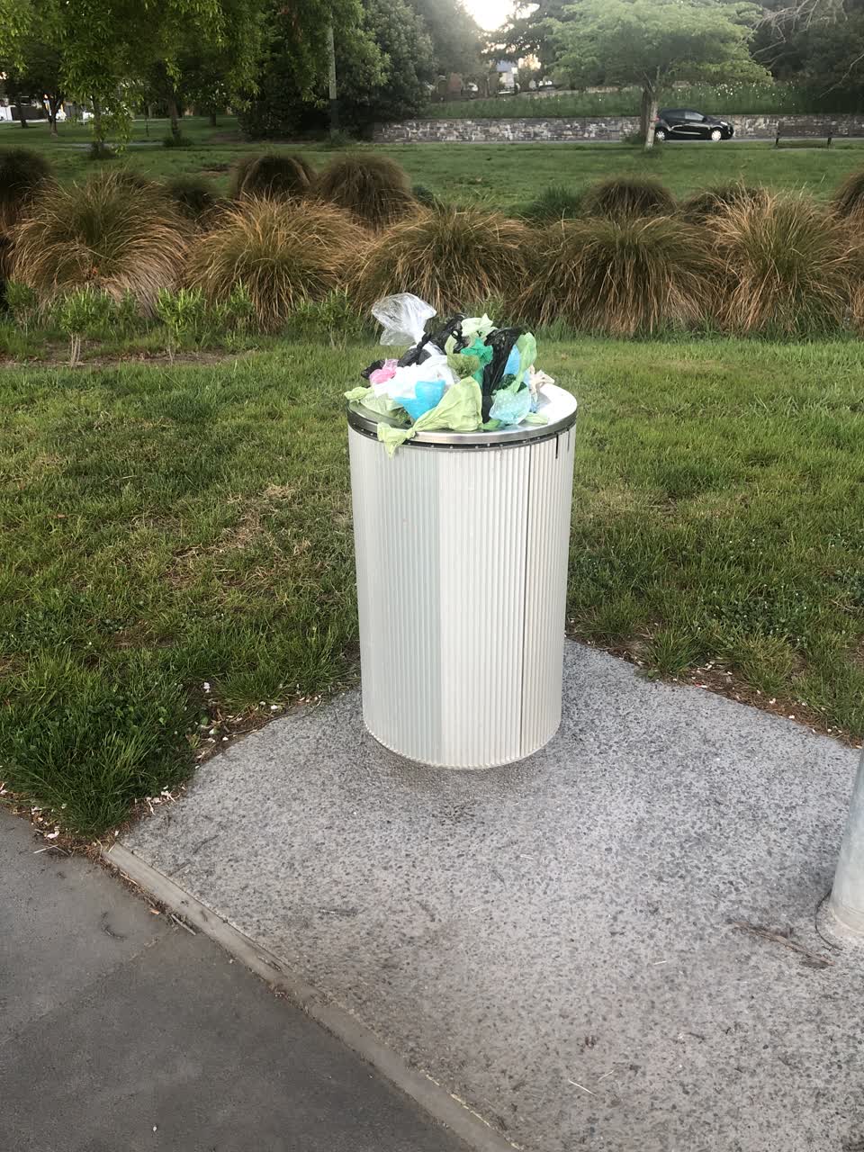 The photograph attached to this rubbish/recycling report
