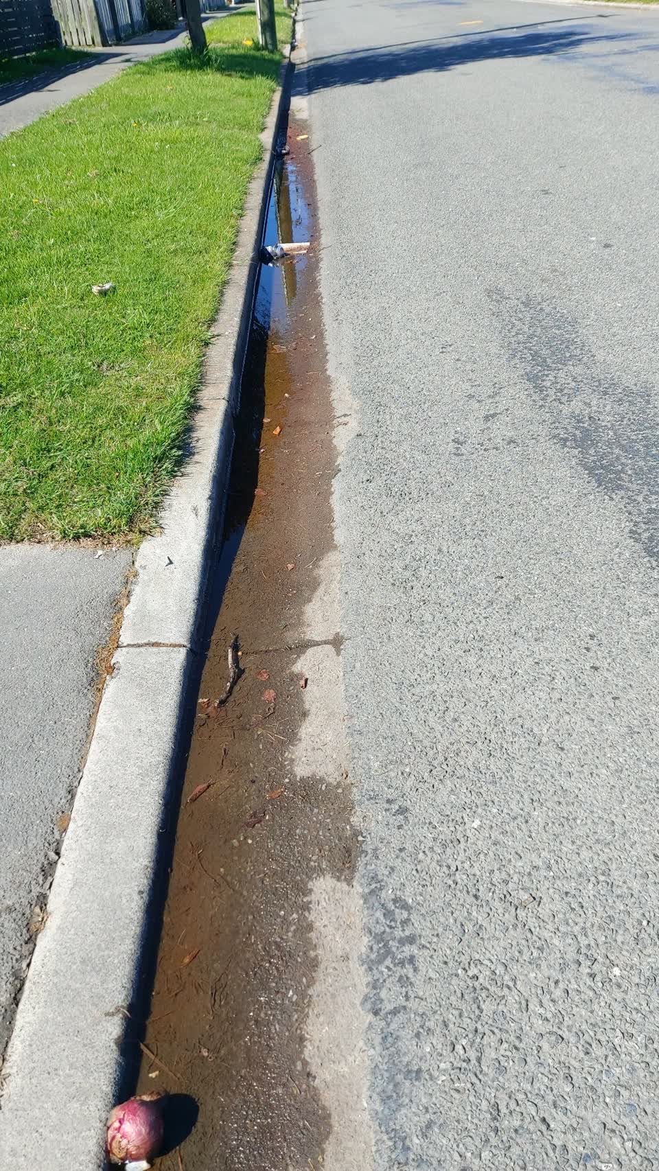 The photograph attached to this wastewater/stormwater report