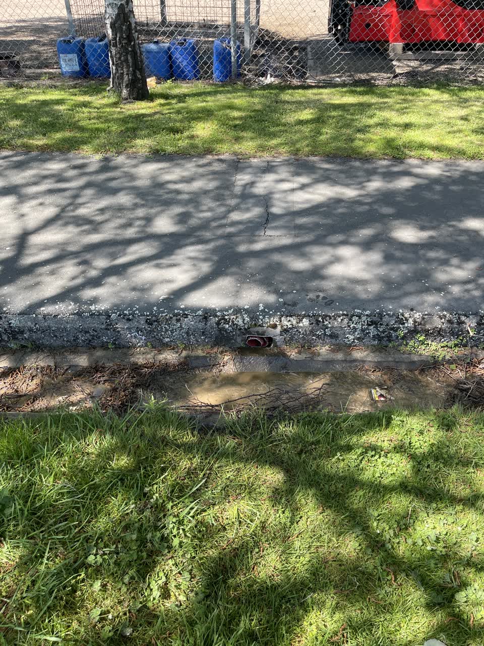 The photograph attached to this wastewater/stormwater report