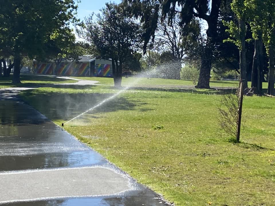 The photograph attached to this flooding report
