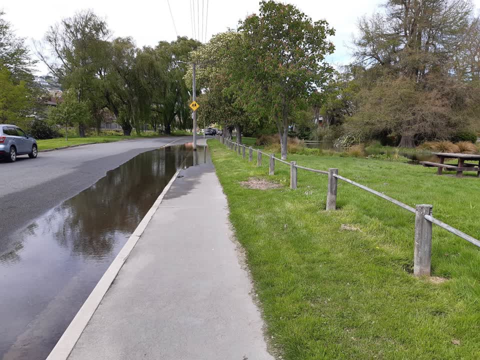 The photograph attached to this wastewater/stormwater report