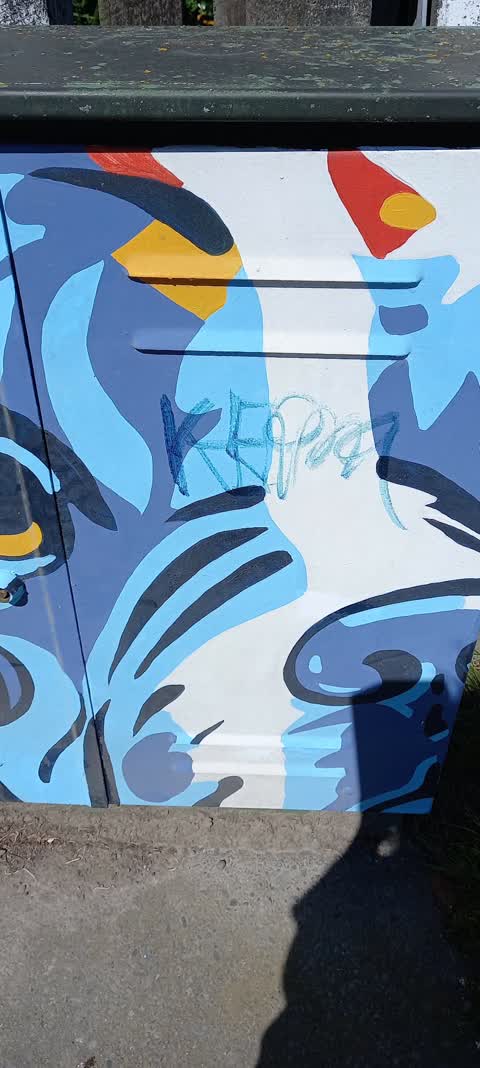 Graffiti, a report photo