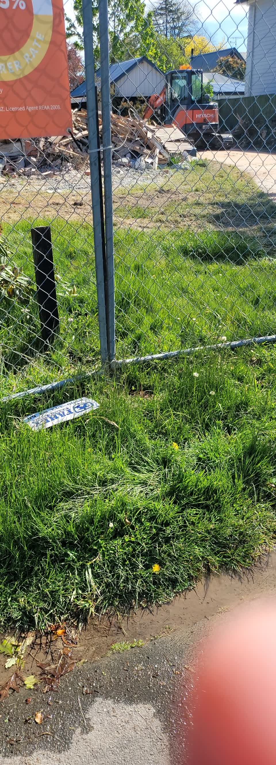 The photograph attached to this water leak report