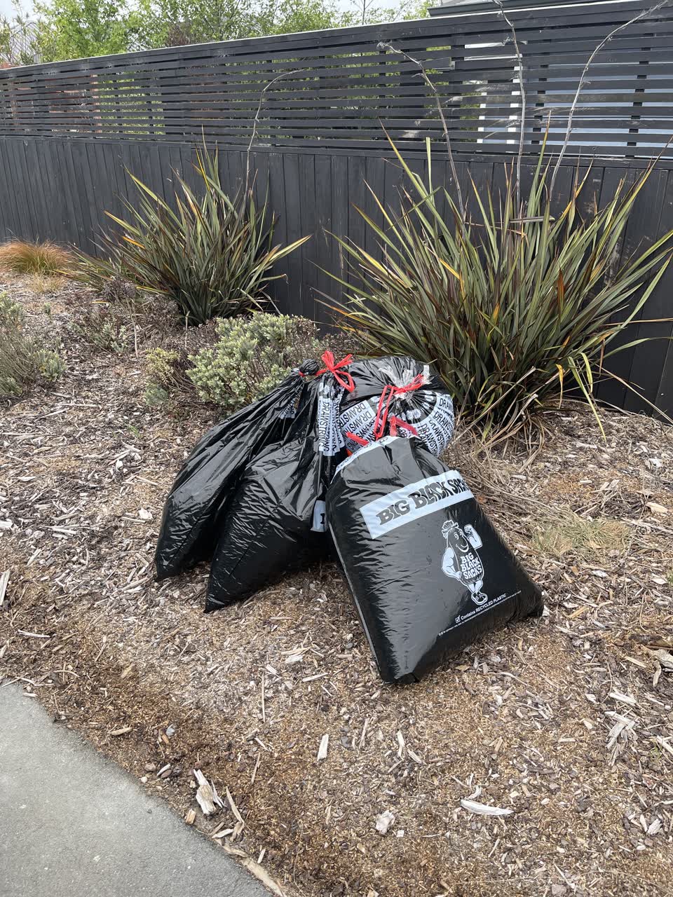 The photograph attached to this rubbish/recycling report