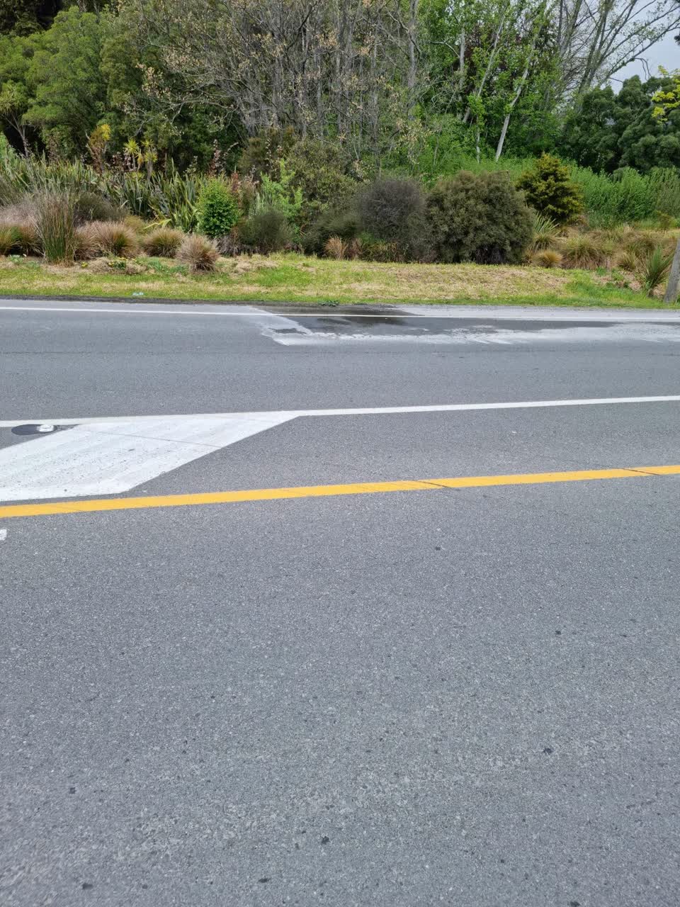 The photograph attached to this water leak report