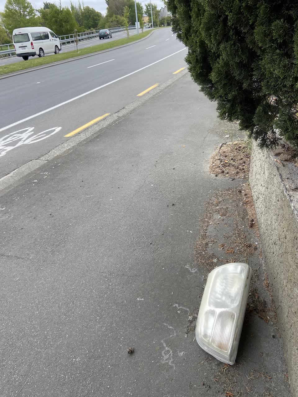 The photograph attached to this rubbish/recycling report