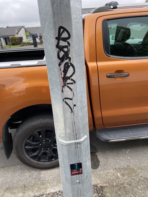 Graffiti, a report photo