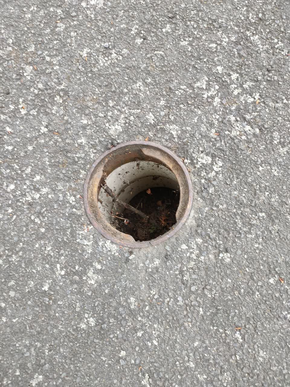 The photograph attached to this water leak report
