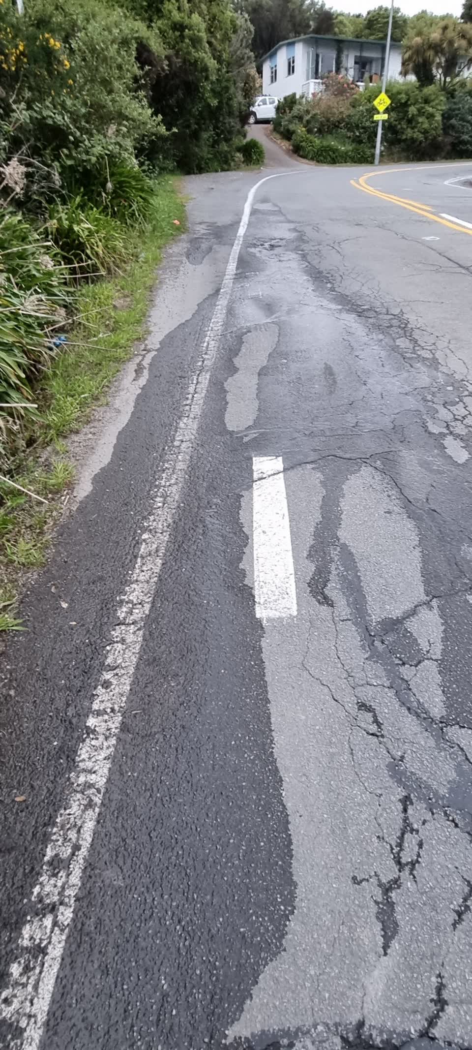 The photograph attached to this water leak report