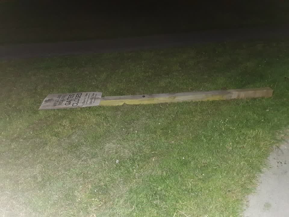 The photograph attached to this parks report