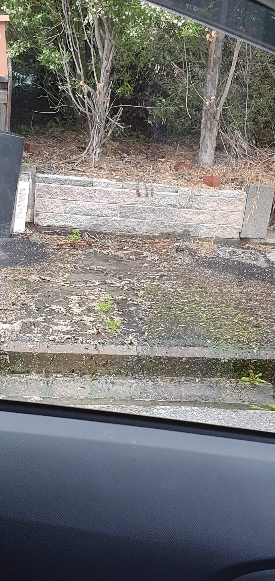 The photograph attached to this water leak report