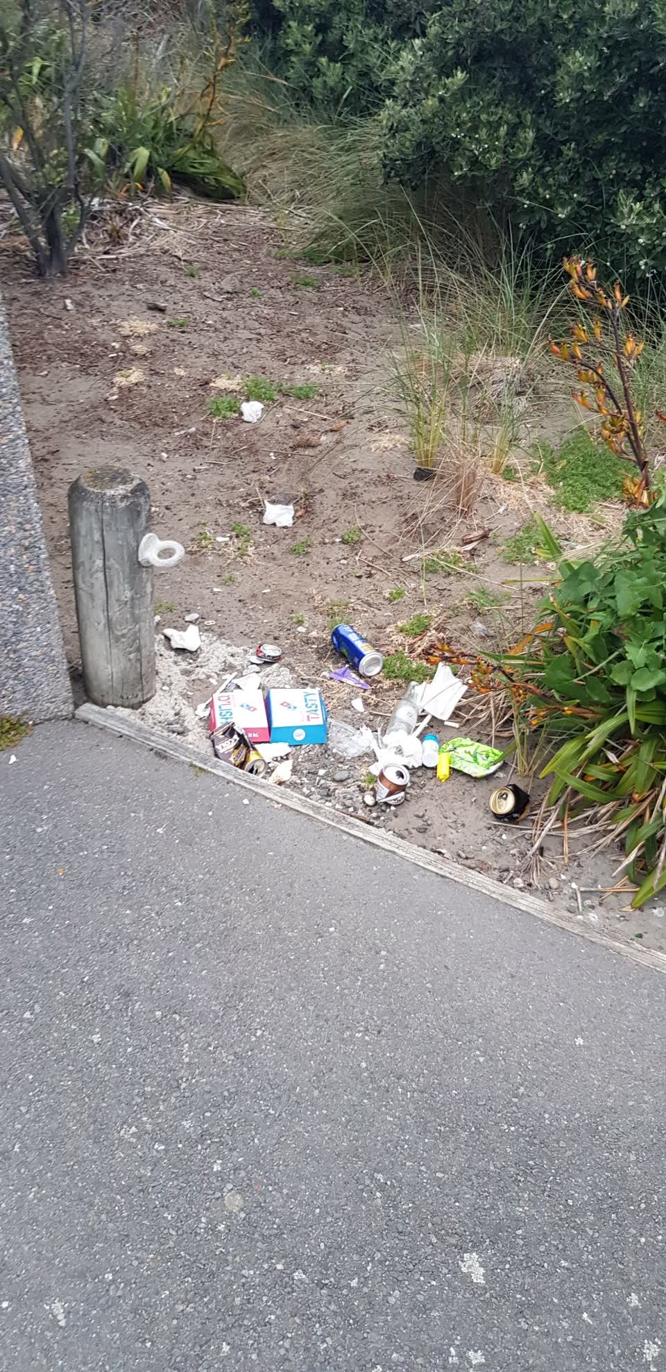 The photograph attached to this rubbish/recycling report