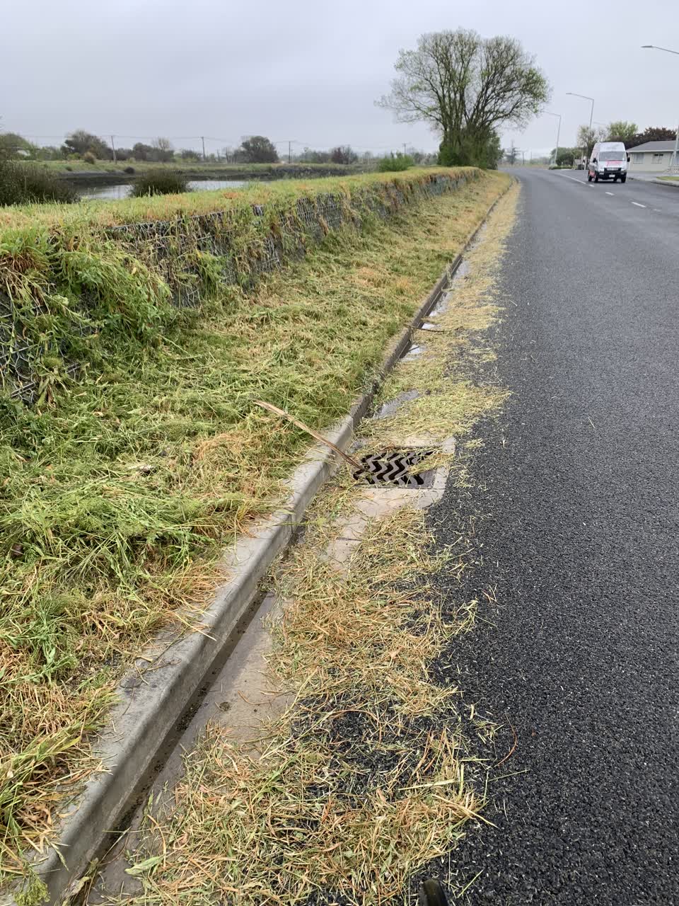 The photograph attached to this wastewater/stormwater report