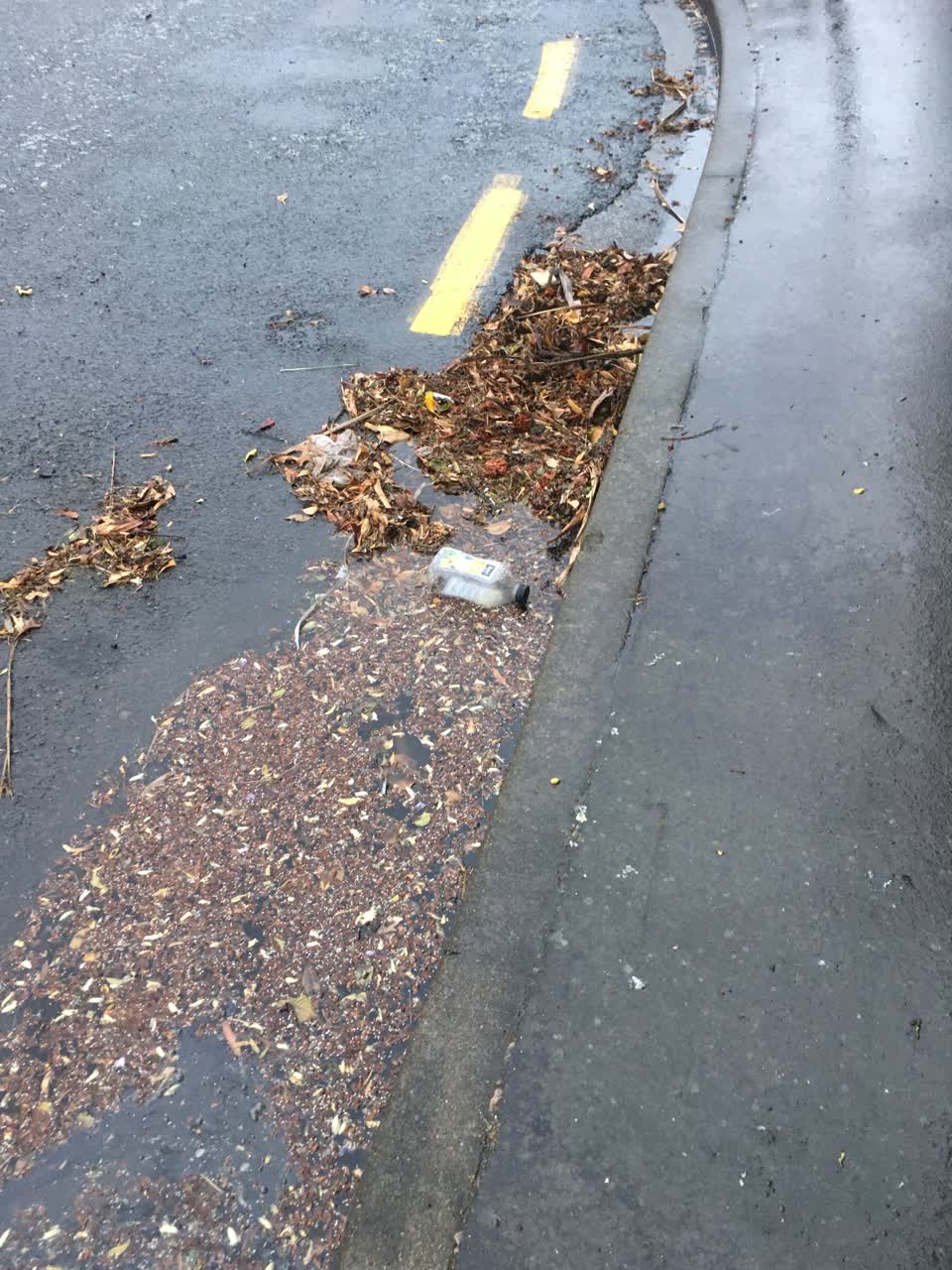 The photograph attached to this flooding report