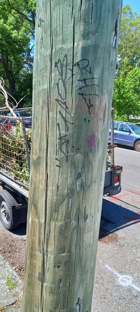 Graffiti, a report photo