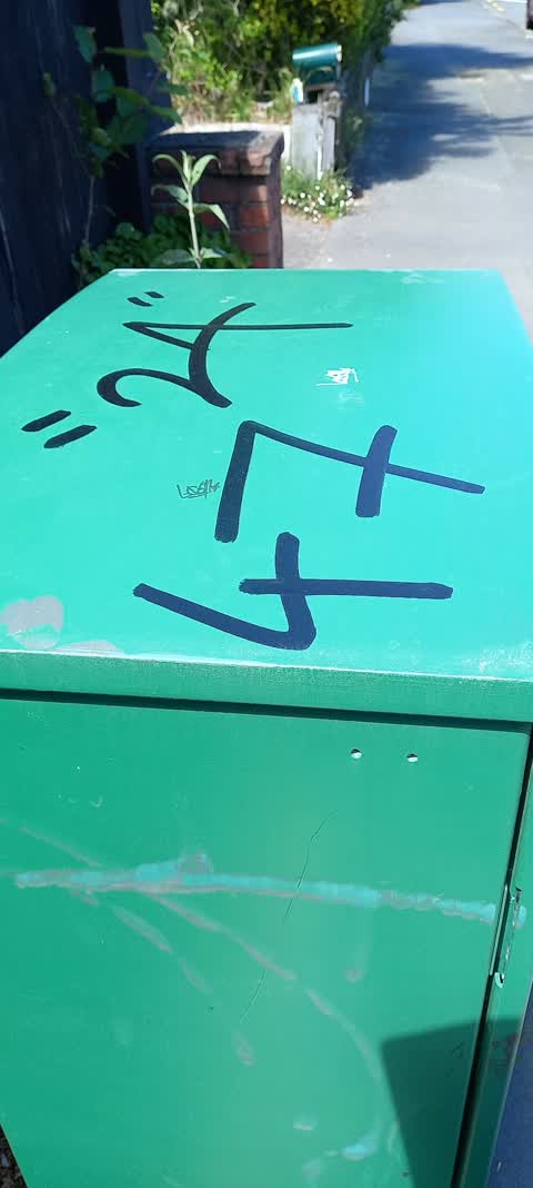 Graffiti, a report photo
