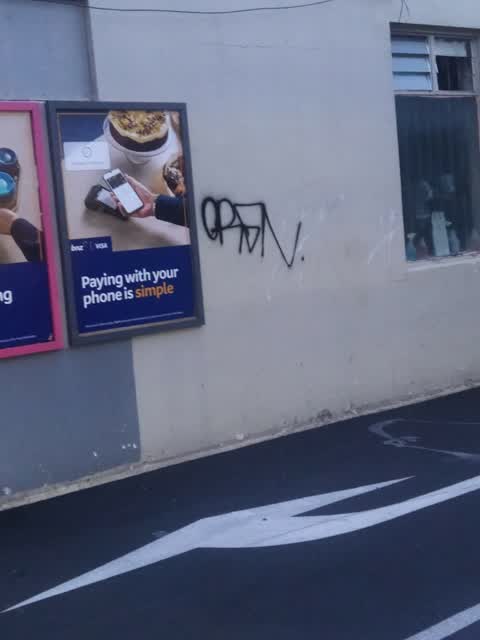 Graffiti, a report photo
