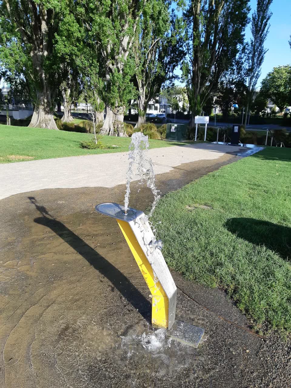 The photograph attached to this water leak report