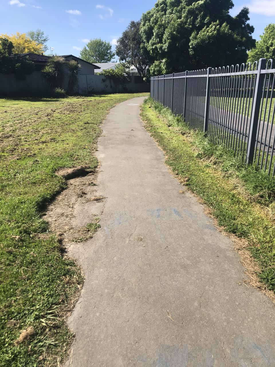 The photograph attached to this parks report