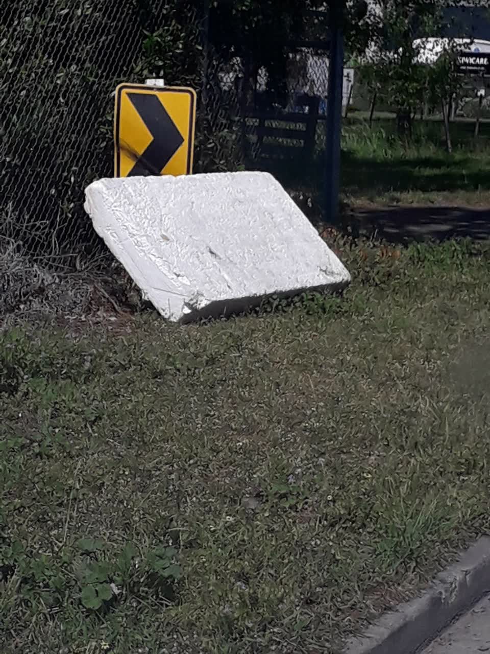 The photograph attached to this rubbish/recycling report