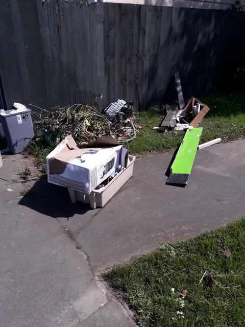 Rubbish/Recycling, a report photo