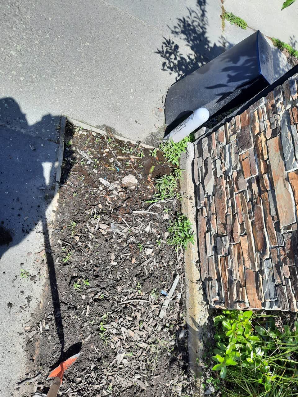 The photograph attached to this water leak report