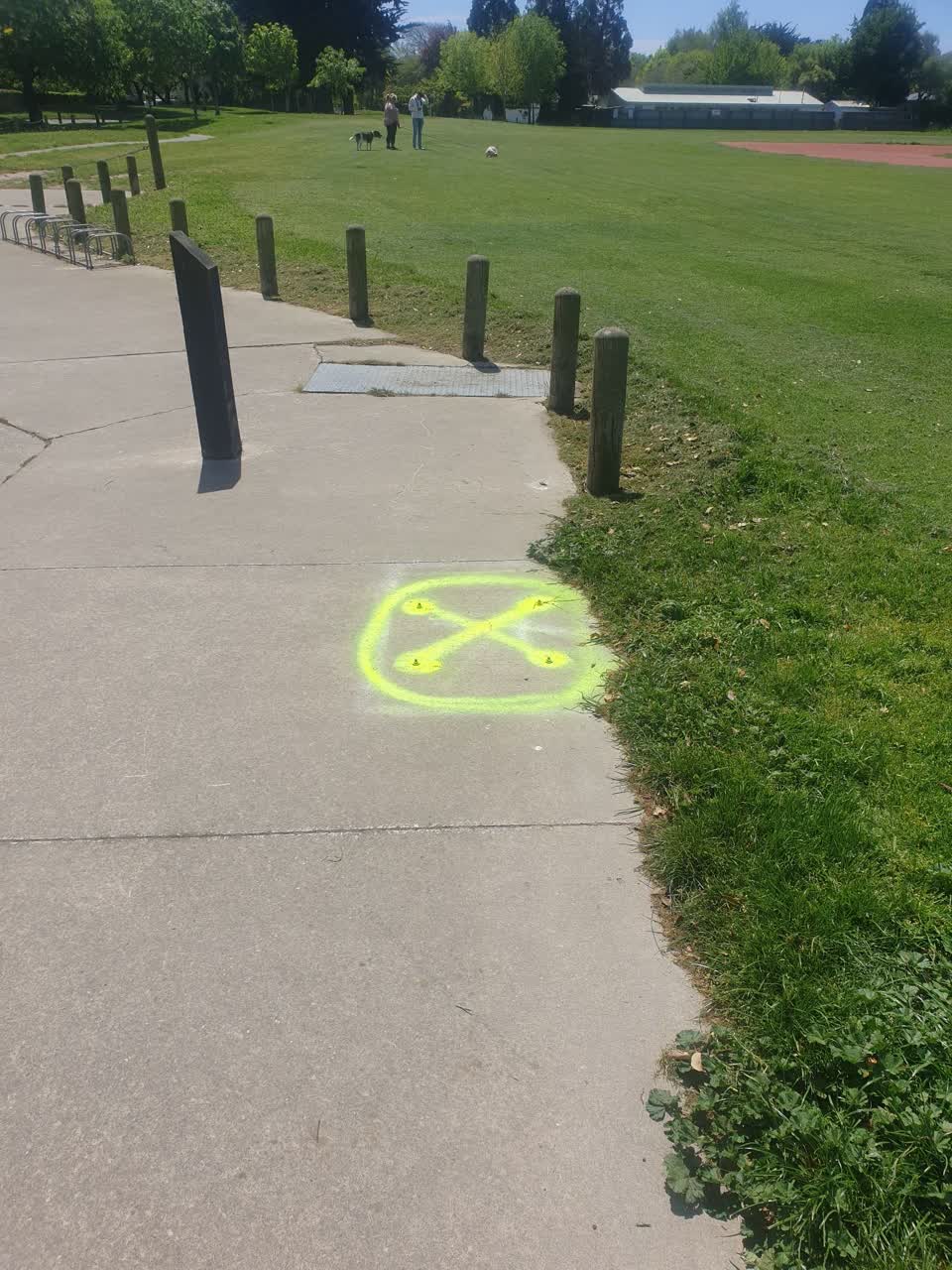 The photograph attached to this parks report